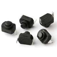 Lampe de poche électronique à courant élevé 10A 250V 13mmx18mm KAN-9, interrupteur à bouton-poussoir sans verrouillage 1NO 2p IP23