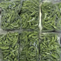 Édamame surgelé décortiqué, graines de soja riches en fibres, faibles en calories pour une alimentation saine