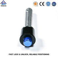 Acier inoxydable 304, 7 mm, 9 mm, 11 mm, bouton de pression à libération rapide plaqué zinc clair pour machines textiles et équipements de tissage