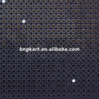 Pantalla de Pared de Matriz de Píxeles Magnéticos Personalizada, Plástico de Ingeniería ABS PC, Instalación Artística para Museos, Galerías, Vestíbulos Gubernamentales
