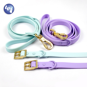 Correa y collar de perro de PVC de tendencia popular collar de perro de goma de correas suaves ajustables para perros - Product Image 4