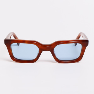 Lunettes de soleil polarisées carrées en acétate UV400, monture fine, style vintage 2025, personnalisables avec logo, pour hommes et femmes - Product Image 2