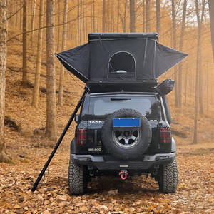 Carpa de Techo para Auto, Tipo Extendido, Doble Capa, Tela Oxford de Poliéster, Carcasa Rígida Automática, Una Habitación, Cuatro Estaciones, para SUV, Aire Libre - Product Image 3