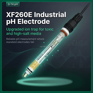 เครื่องวัดค่า pH ดิจิตอล 0.0-14.0 ความแม่นยำสูง รุ่น XF260E สำหรับการทดสอบน้ำเสียและน้ำในห้องปฏิบัติการ - Product Image 4