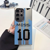 No.10 pour Messi Football Star Shell pour Samsung S22 S23 S24 S25 Ultra coques de téléphone portable en matériau PC durable