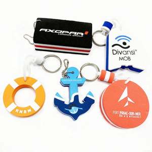 <b>Custom</b> Floating <b>Key</b> <b>Ring</b>, Lightweight & Water Buoyant Keychain for Boating & Water Sports - Product Image 2