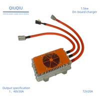 Chargeur embarqué étanche 1,5 kW pour véhicules électriques et batteries marines - Compatible batteries au plomb-acide et au lithium