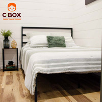 Cbox Villa Modulaire Pliable à Toit en Dôme en Bois à Deux Étages pour Resort, Maison Conteneur en Kit