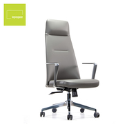 Nouvelles chaises de bureau de direction en cuir PU de style moderne et luxueux, réglables en hauteur, avec dossier haut et appui-tête, pour réunions.