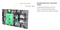 RGX P0.93 Haute Définition IP54 Étanche COB LED Écran Mur 600*337.5mm Aluminium Cabinet HD 4K 8K Écran Clair