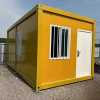 Casa Contenedor Modular Apilable, Vivienda Prefabricada Desmontable para Campamentos de Trabajadores a Gran Escala y Alojamiento de Oficinas en Obra