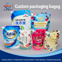 Sac en plastique réutilisable résistant aux produits chimiques et anti-fuite pour lessive liquide et produits de nettoyage ménager