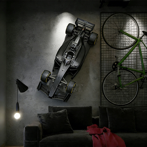 Scultura in Vetroresina di Auto <span class=keywords><strong>da</strong></span> Corsa F1 a Grandezza Naturale, Decorazione Moderna per Interni, <span class=keywords><strong>Design</strong></span> Artistico Personalizzato - Product Image 5