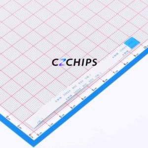 FFC0.5B-14P-100-4-8 FFC Cable (Flexible Flat Cable) P=0.5mm Connector 14P 0.5mm Reverse 10cm - Product Image 1