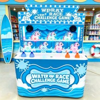 Jeu de défi aquatique, jeu de carnaval, jeu de course de pistolets à eau, événements, locations pour fêtes, équipement de jeux d'extérieur, jeu d'arcade, métal