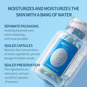 Capsule di Vitamina E Venrock per il <span class=keywords><strong>Viso</strong></span>, Idratazione Profonda, Rassodante e Nutriente, Cura del <span class=keywords><strong>Viso</strong></span> OEM ODM Etichetta Privata - Product Image 2