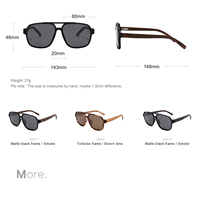 Lunettes de soleil en bois avec logo personnalisé pour femmes et hommes, design classique, Gafas De Sol UV400, lunettes polarisées pour les activités de plein air