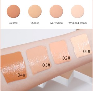 Toptan pembe ambalaj organik tam kapsama nemlendirici fondoten vegan uzun ömürlü sıvı fondöten krem - Product Image 3