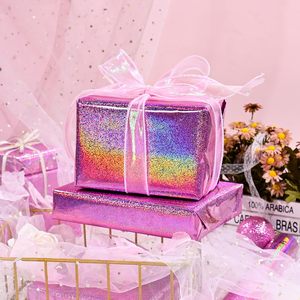 กระดาษห่อของขวัญลายเลเซอร์สีสันสดใส เหมาะสำหรับงานเลี้ยงฉลองทารก วันวาเลนไทน์ วันแม่ วันคริสต์มาส และงานวันเกิด - Product Image 1