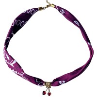Nouveau collier tendance européen et américain en or 18 carats avec pendentif cerise rouge et perles, style cachemire, cadeau