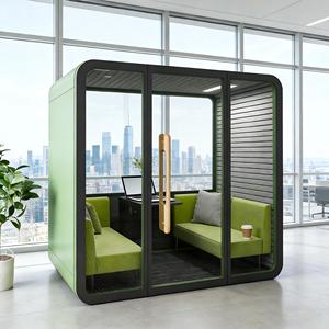 Cabines Acoustiques Modulaires Mobiles Voice Houses pour Villa, Salle de Sport, Hôpital, École avec Isolation Acoustique STC30dB - Product Image 1