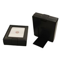 Boîtes de rangement pour diamants en vrac rectangulaires avec support, boîte à pierres précieuses en plastique de luxe, boîte à diamants en acrylique, boîte à bijoux
