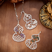 Oiseau Perle Gourde Long Collier Boucles D'oreilles Deux Pièces Ensemble Rétro Magnifique Sexy Femmes Porter En Laiton Zircone pour Un Usage Quotidien