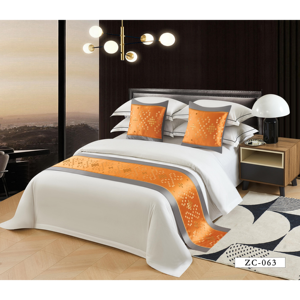 Couvre-lit Jacquard Européen <span class=keywords><strong>de</strong></span> Luxe pour Hôtel, Ensemble <span class=keywords><strong>de</strong></span> Literie, <span class=keywords><strong>Housse</strong></span> <span class=keywords><strong>de</strong></span> <span class=keywords><strong>Couette</strong></span>, Drap, <span class=keywords><strong>Housse</strong></span> <span class=keywords><strong>de</strong></span> Canapé et Fauteuil – Vente en Gros Directe Usine - Product Image 3
