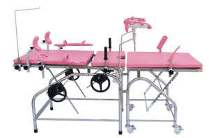 MT MEDICAL Sedia per Esami Ginecologici e Ostetrici in Acciaio Inox, Tavolo per Esami Chirurgici, Letto per Parto - Product Image 6