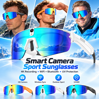 Lunettes Caméra Intelligentes IA 800W Enregistrement Photo et Vidéo Double Micro Anti-Bruit Reconnaissance d'Objets IA Vue à la Première Personne