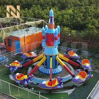 Аттракцион Nova Rides: Симулятор Самолета/Ракеты с Самоуправлением, Стальная Конструкция, 16 Пассажиров, Для Открытых Парков
