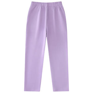 Pantalon de <span class=keywords><strong>jogging</strong></span> décontracté coréen à jambe droite <span class=keywords><strong>doublé</strong></span> en <span class=keywords><strong>polaire</strong></span>, essentiel pour les garçons, unisexe, ample - Product Image 4