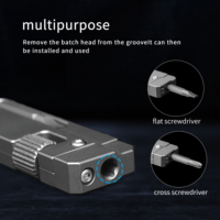 Llave Inglesa Portátil Mini de Titanio TGZUO, Destornillador Multifuncional, Accesorios de Reparación, Herramientas Manuales EDC
