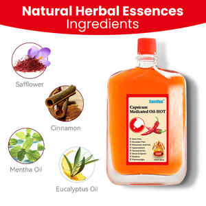 Ingredientes naturales Premium Chili Liniment Recuperación rápida de moretones y esguinces Aceite Cuidado corporal - Product Image 4