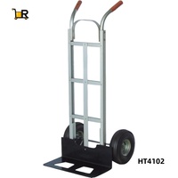 Camion à main en acier en aluminium pliable à quatre roues robuste plate-forme d'outil de transport industriel d'escalade d'escalier de haute qualité