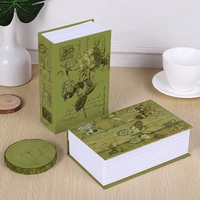 Coffre-fort portable dissimulé pour la maison, boîte de rangement de livres avec serrure à clé