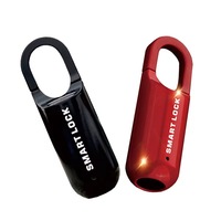Mini cadenas intelligent portable pour bagages, armoire de gym, sans clé, avec empreinte digitale, chargement USB, pour casier