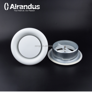 Valvola a disco regolabile in metallo rotondo per aspirazione e scarico <span class=keywords><strong>aria</strong></span>, per sistemi HVAC EV ZENGO, <span class=keywords><strong>prezzo</strong></span> di fabbrica, per ventilazione e condotti dell'<span class=keywords><strong>aria</strong></span> - Product Image 5