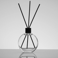 Bouteille de bâtons de parfum avec logo personnalisé de 100ml 200ml 330ml Bouteille de diffuseur d'arôme de roseau en verre de luxe personnalisée de 500ml