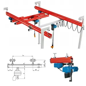 KBK Crane Standard Light Weight Aluminum Alloy Overhead Integrated Hoisting Crane