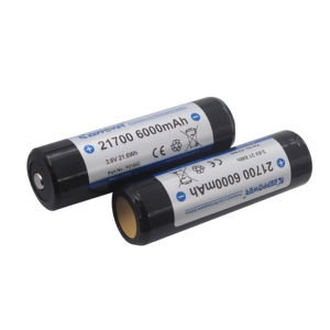 Keeppower 보호 회로 내장 고용량 21700 6000mAh 3.6V 12A 최대 방전 리튬 이온 충전식 배터리 P2160C CE ROHS UN 인증 - Product Image 3