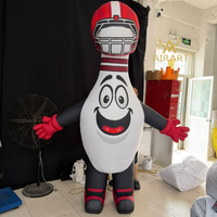 Ballon gonflable publicitaire en forme de bouteille de bowling personnalisée pour défilés et événements