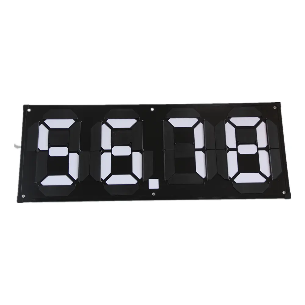 High Quality Outdoor Waterproof 7 segment Magnetic Gas Price Sign Ultra thin oil price display digits flip board