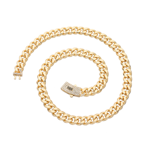 <span class=keywords><strong>Cadena</strong></span> Cubana Hip Hop Chapada en Oro <span class=keywords><strong>14k</strong></span> con Zirconia, <span class=keywords><strong>Cadena</strong></span> Mónaco Popular <span class=keywords><strong>de</strong></span> Venta Caliente, Venta al por Mayor <span class=keywords><strong>de</strong></span> Fábrica - Product Image 5