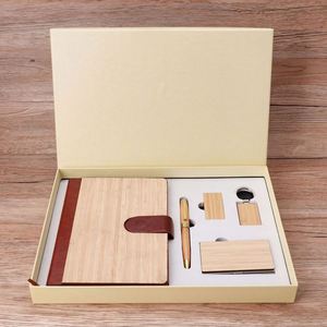 Intelligent Bamboo Thermos Cup and <b>Notebook</b> Gift <b>Set</b> for Christmas Enterprise Business Activities - Product Image 1