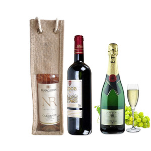Stronger <strong>Jute</strong> <strong>Tote</strong> <strong>Bag</strong> Gift Packaging Handle Customized Size Logo Reusable <strong>Jute</strong> Wine Packaging <strong>Bag</strong> - Product Image 3
