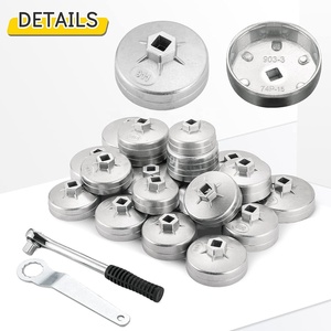23PCS ô tô cốc công cụ loại lọc dầu cờ lê thiết lập công cụ loại bỏ bộ lọc dầu Mũ cờ lê thiết lập xe công cụ lọc dầu cờ lê - Product Image 3