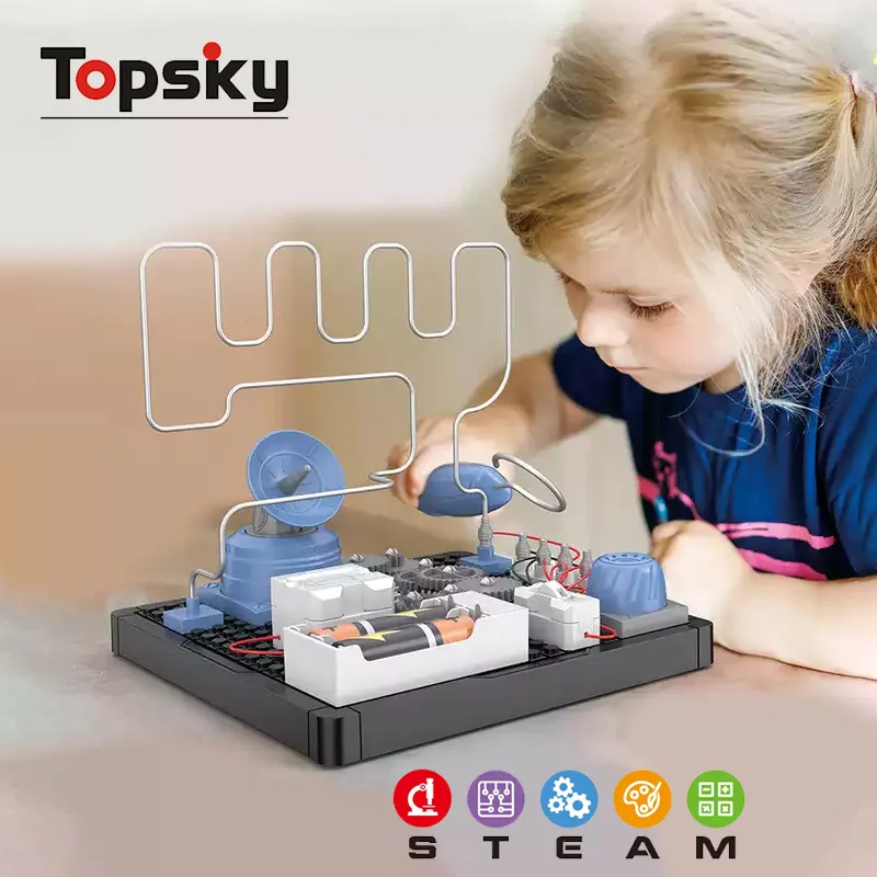Funny Science Experiment Circuit Mechanics Circuit Maze Electric Science Kit DIY Project Educational Learning Tool For Kids