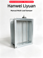 Clapet coupe-feu électrique pour conduit d'air en acier galvanisé, forme carrée, pour hôpital, hall, usage extérieur, vanne d'évacuation de fumée, prix bas, haute qualité