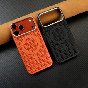 เคสโทรศัพท์แบบแม่เหล็กบางเฉียบ ระบายความร้อนได้ดี สำหรับ iPhone 17 12 13 14 15 16 Pro Max  แบบแข็ง ป้องกันอย่างดี ขายส่ง - Product Image 4